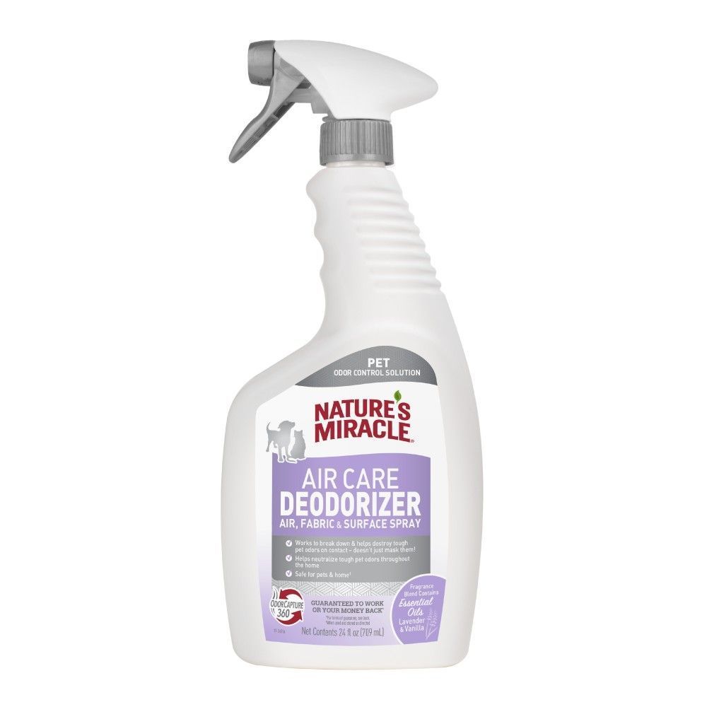 Nature's Miracle Air Care Deodorizer спрей нейтралізатор запахів собак 709 мл - лаванда Nature's Miracle Air Care Deodorizer спрей нейтралізатор запахів собак 709 мл - лаванда