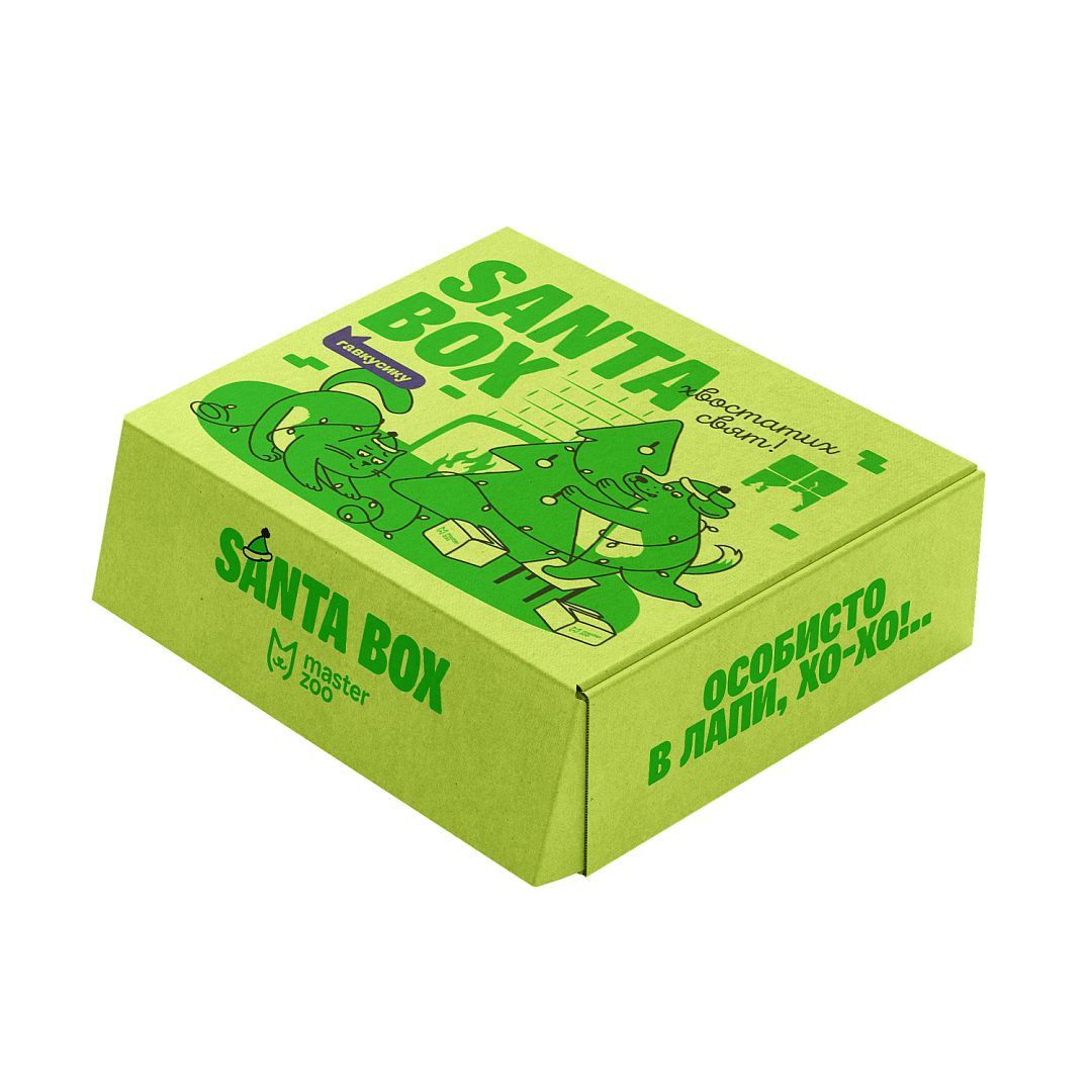 Новорічний набір Santa Box для собак від Master Zoo Новорічний набір Santa Box для собак від Master Zoo