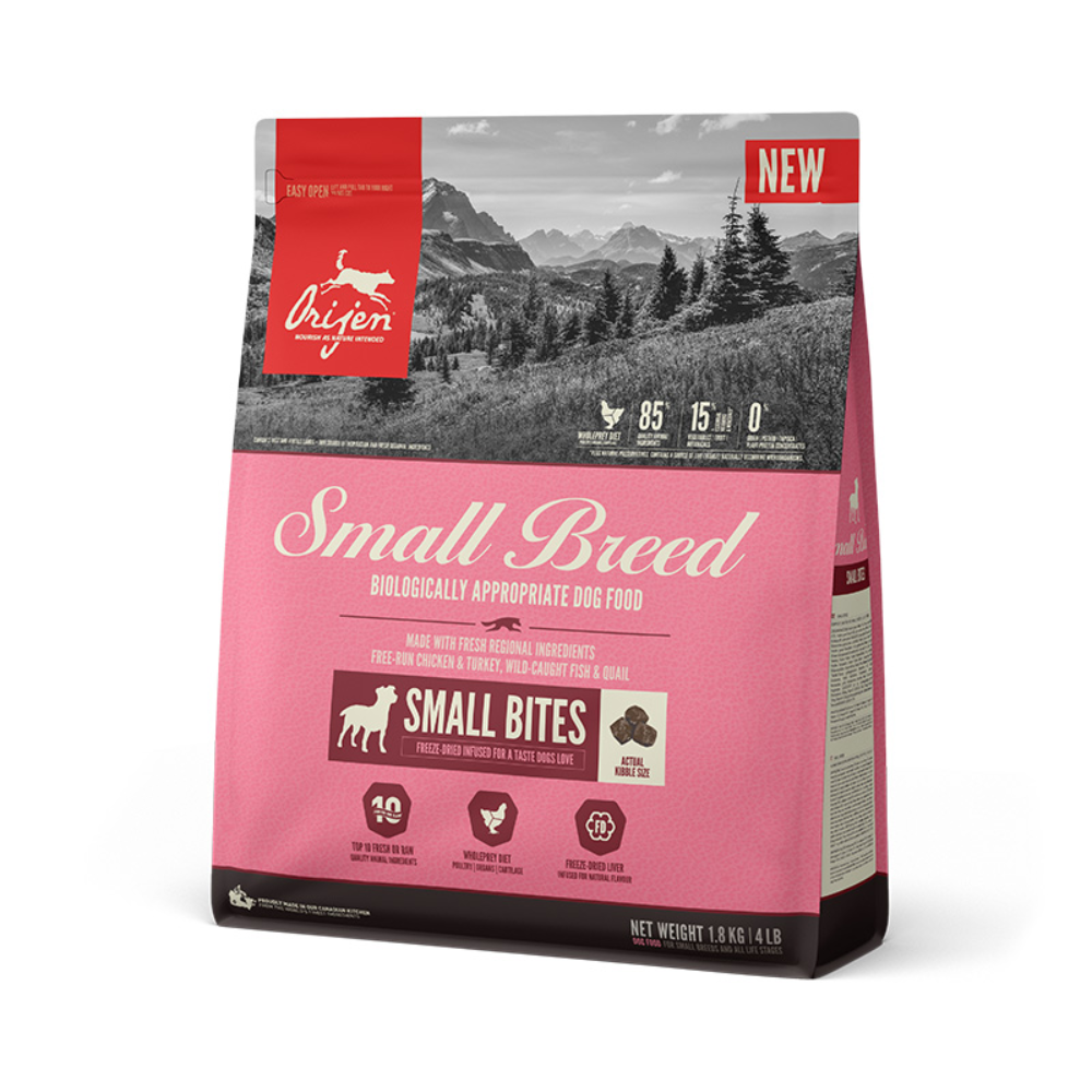 Сухий корм для собак Orijen Small Breed 1,8 кг - індичка та курка Сухий корм для собак Orijen Small Breed 1,8 кг - індичка та курка