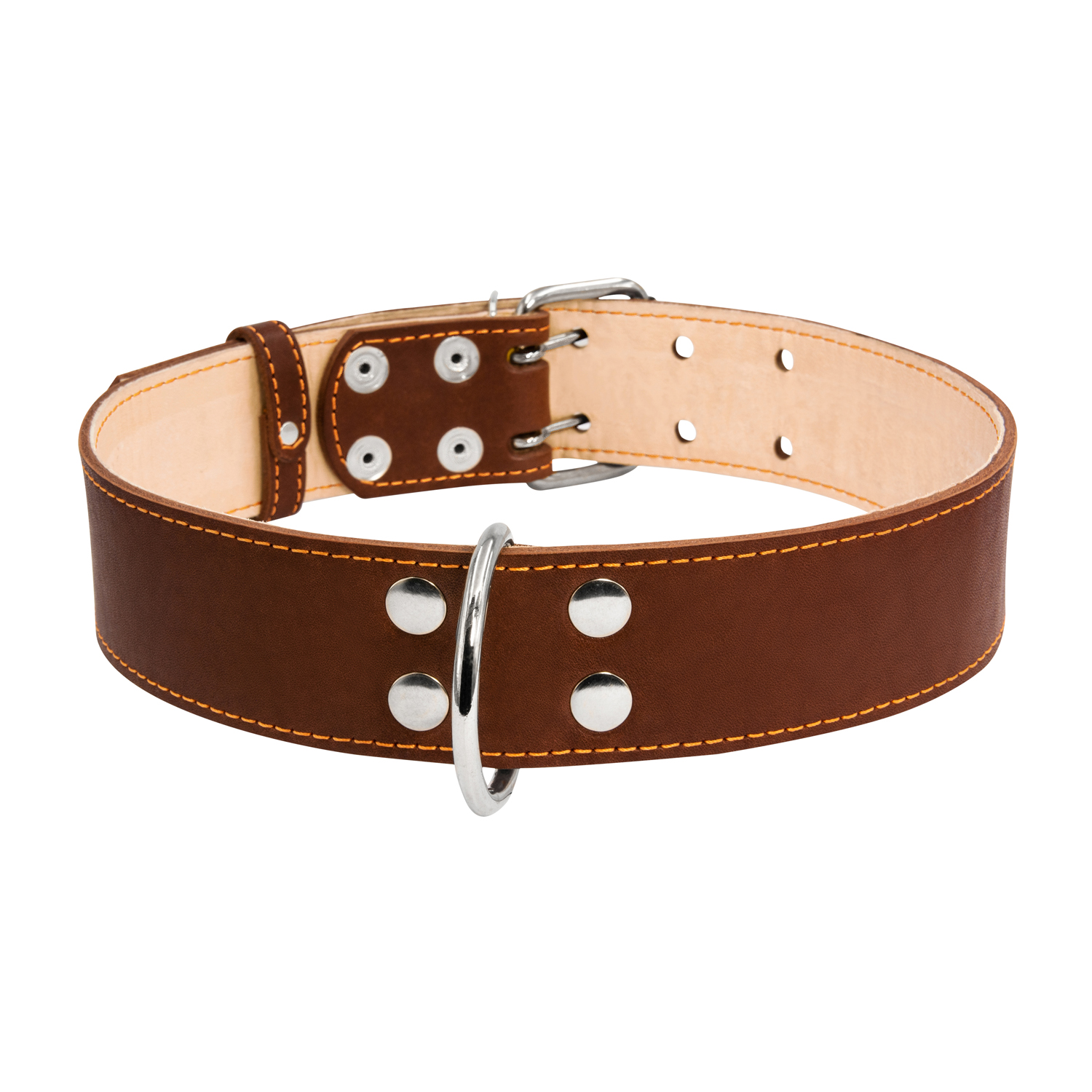 Нашийник Collar подвійний 56-68 см / 45 мм (коричневий) Нашийник Collar подвійний 56-68 см / 45 мм (коричневий)