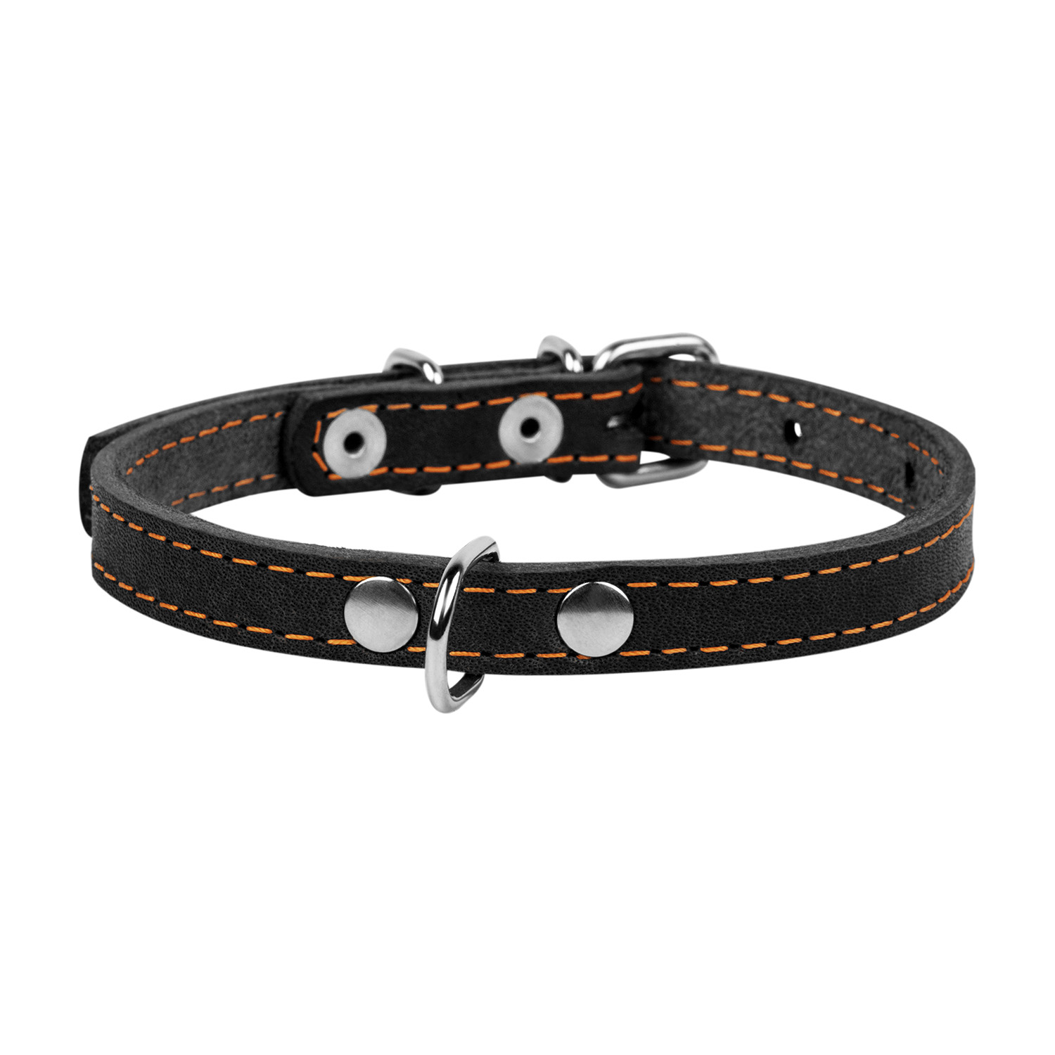 Ошейник Collar одинарный 32-40 см / 20 мм (черный) XS
