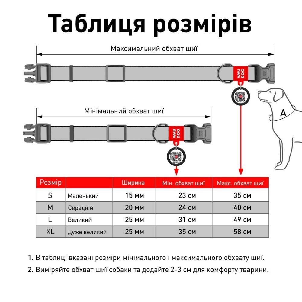 Нашийник Collar WAUDOG Waterproof водостійкий з QR-паспортом 24-40 см / 20 мм (ментоловий) Нашийник Collar WAUDOG Waterproof водостійкий з QR-паспортом 24-40 см / 20 мм (ментоловий)