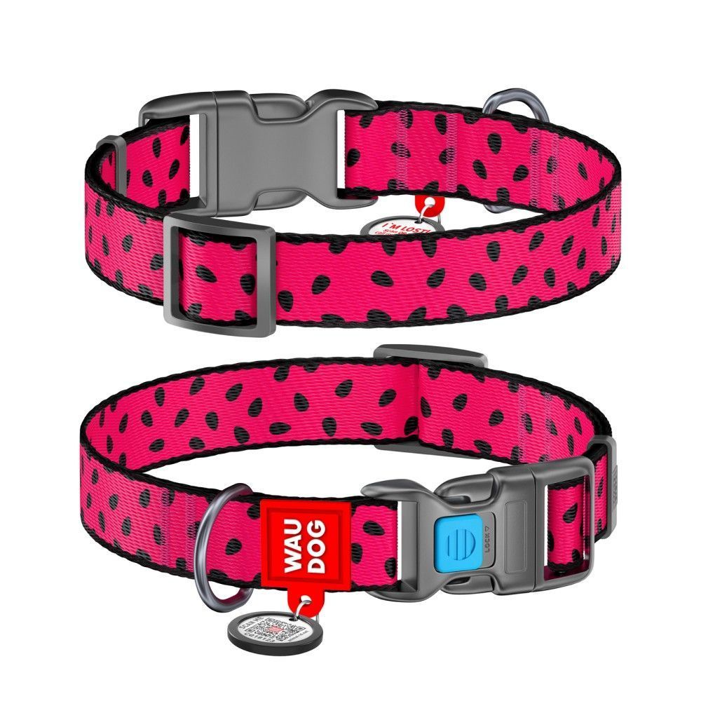 Нашийник для собак COLLAR WOUDOG Нейлон S - рожевий Нашийник для собак COLLAR WOUDOG Нейлон S - рожевий