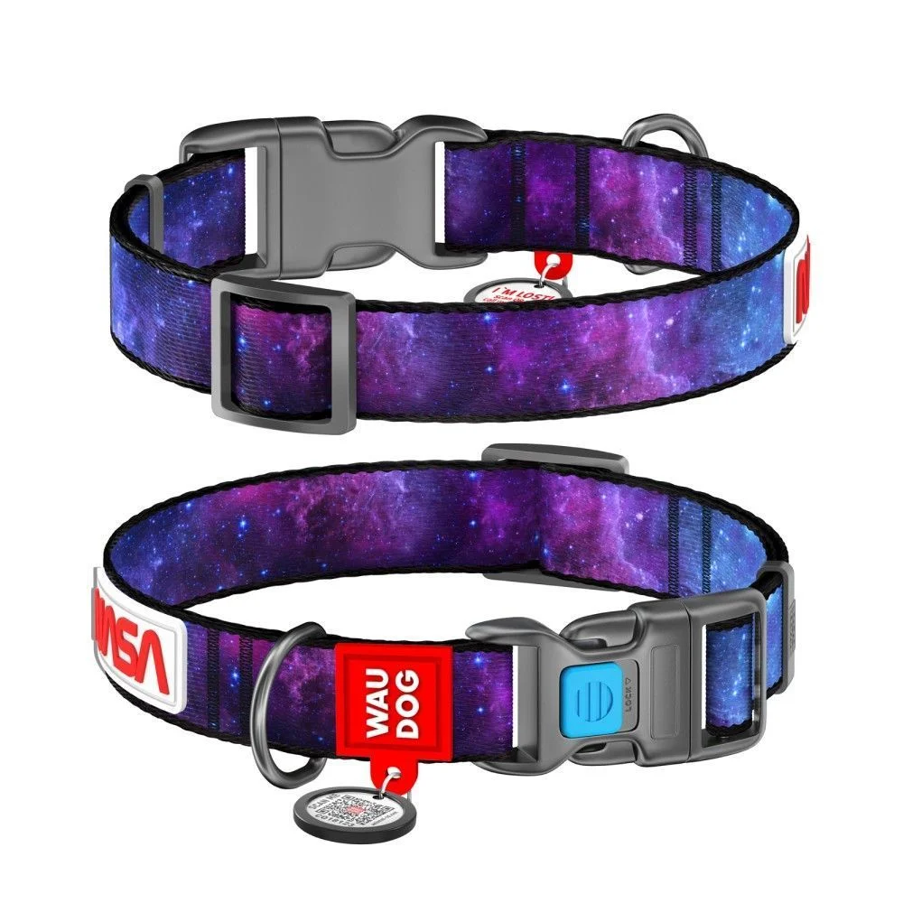 Нашийник для собак COLLAR WOUDOG NASA21 Нейлон S - фіолетовий Нашийник для собак COLLAR WOUDOG NASA21 Нейлон S - фіолетовий