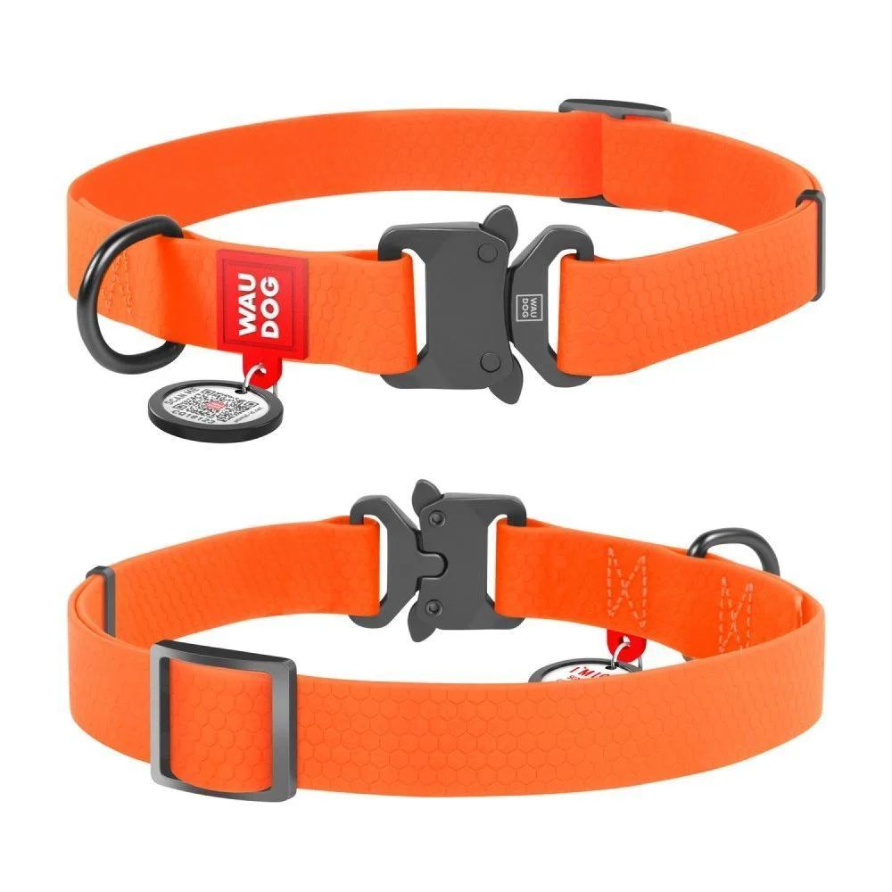 Нашийник для собак COLLAR WOUDOG Водостійкий M - помаранчевий Нашийник для собак COLLAR WOUDOG Водостійкий M - помаранчевий