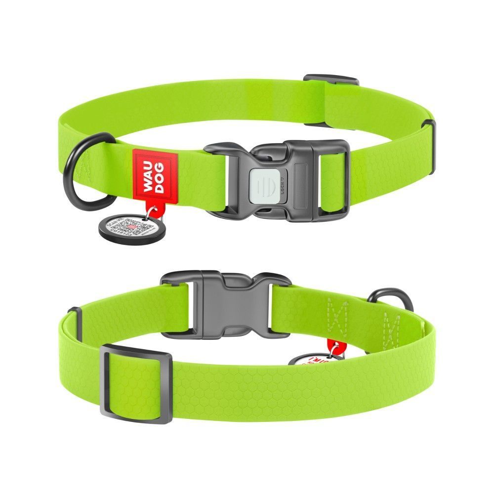 Нашийник для собак COLLAR WOUDOG Водостійкий XL - салатовий Нашийник для собак COLLAR WOUDOG Водостійкий XL - салатовий