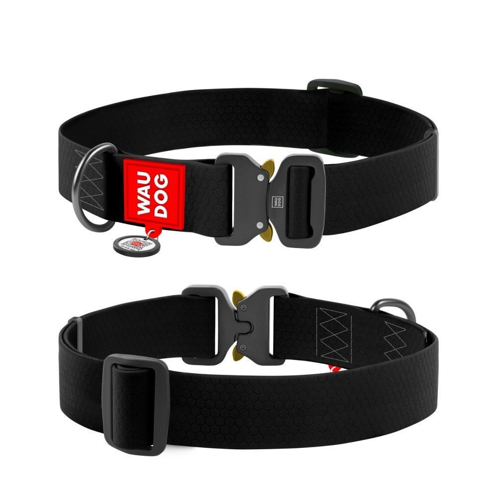 Collar WAUDOG Waterproof нашийник для собак XXL - чорний Collar WAUDOG Waterproof нашийник для собак XXL - чорний
