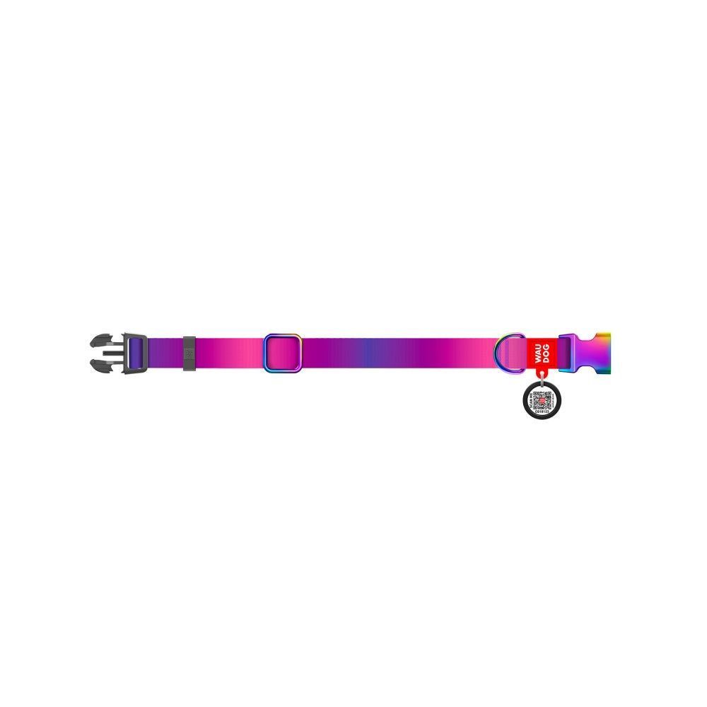 Нашийник для собак Collar Waudog Nylon Recycled S - фіолетовий Нашийник для собак Collar Waudog Nylon Recycled S - фіолетовий