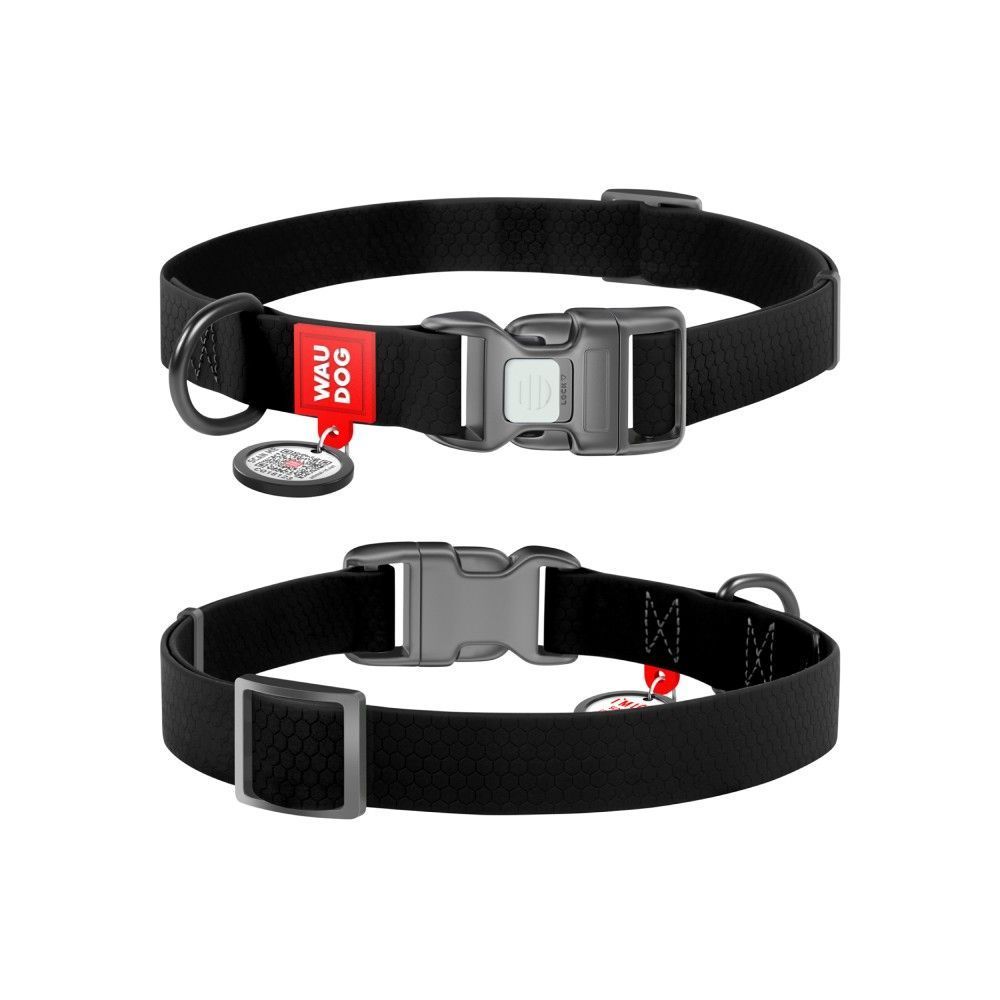 Нашийник для собак Collar Waudog Waterproof XL - чорний Нашийник для собак Collar Waudog Waterproof XL - чорний