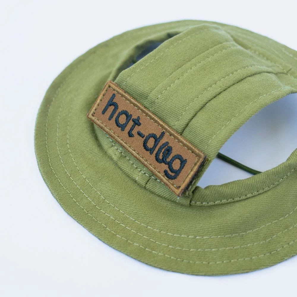 Панама для собак Hat-Dog з патчем M - хакі Панама для собак Hat-Dog з патчем M - хакі