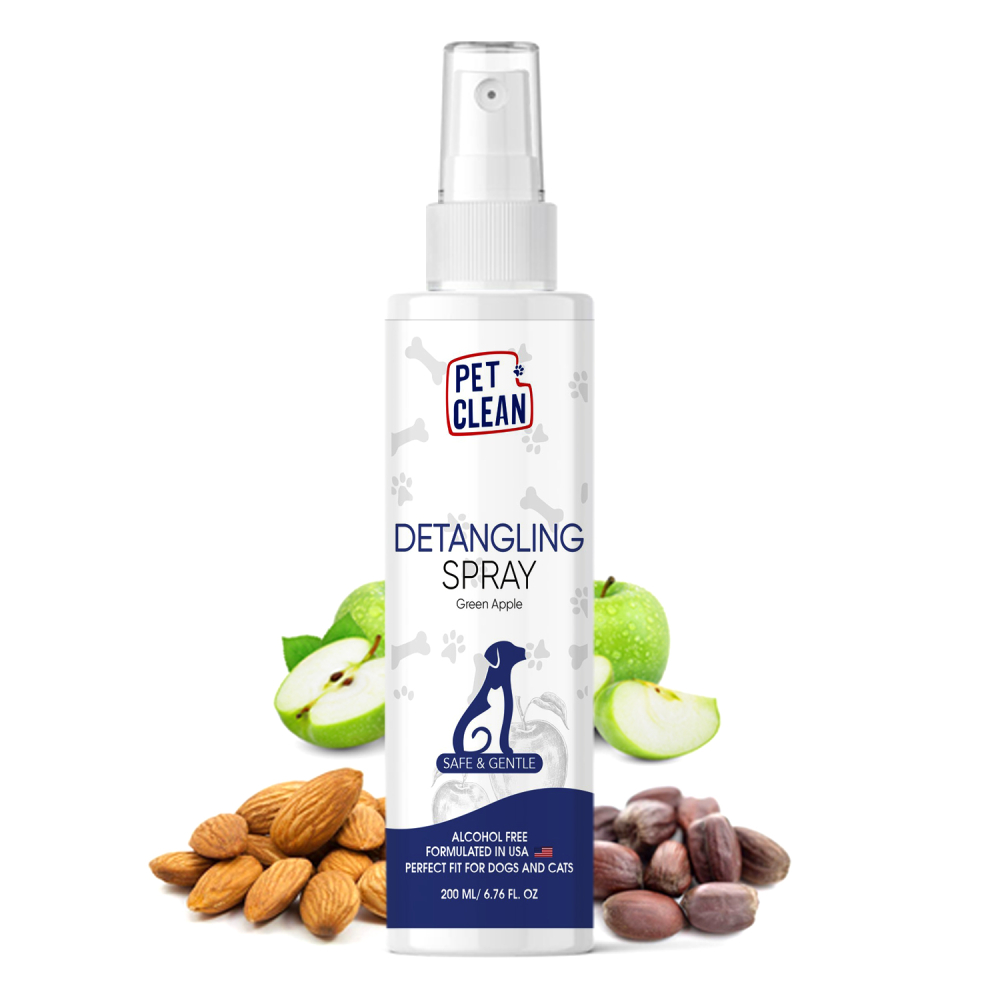 Pet Clean Detangling Spray спрей для шерсти собак 200 мл - зеленое яблоко Pet Clean Detangling Spray спрей для шерсти собак 200 мл - зеленое яблоко