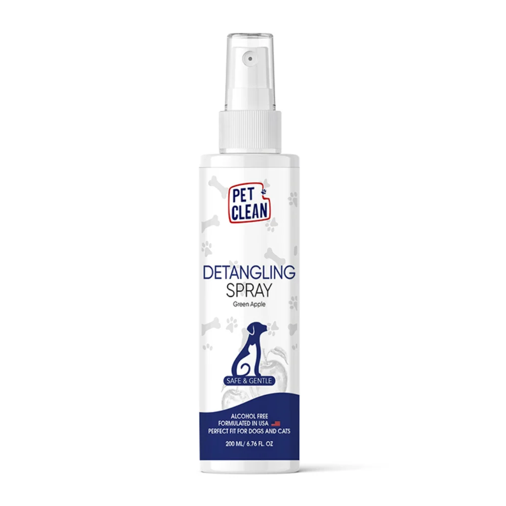 Pet Clean Detangling Spray спрей для шерсти собак 200 мл - зеленое яблоко Pet Clean Detangling Spray спрей для шерсти собак 200 мл - зеленое яблоко