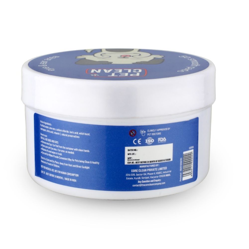 Pet Clean Eye and Ear Pads серветки вух та очей собак 50 шт