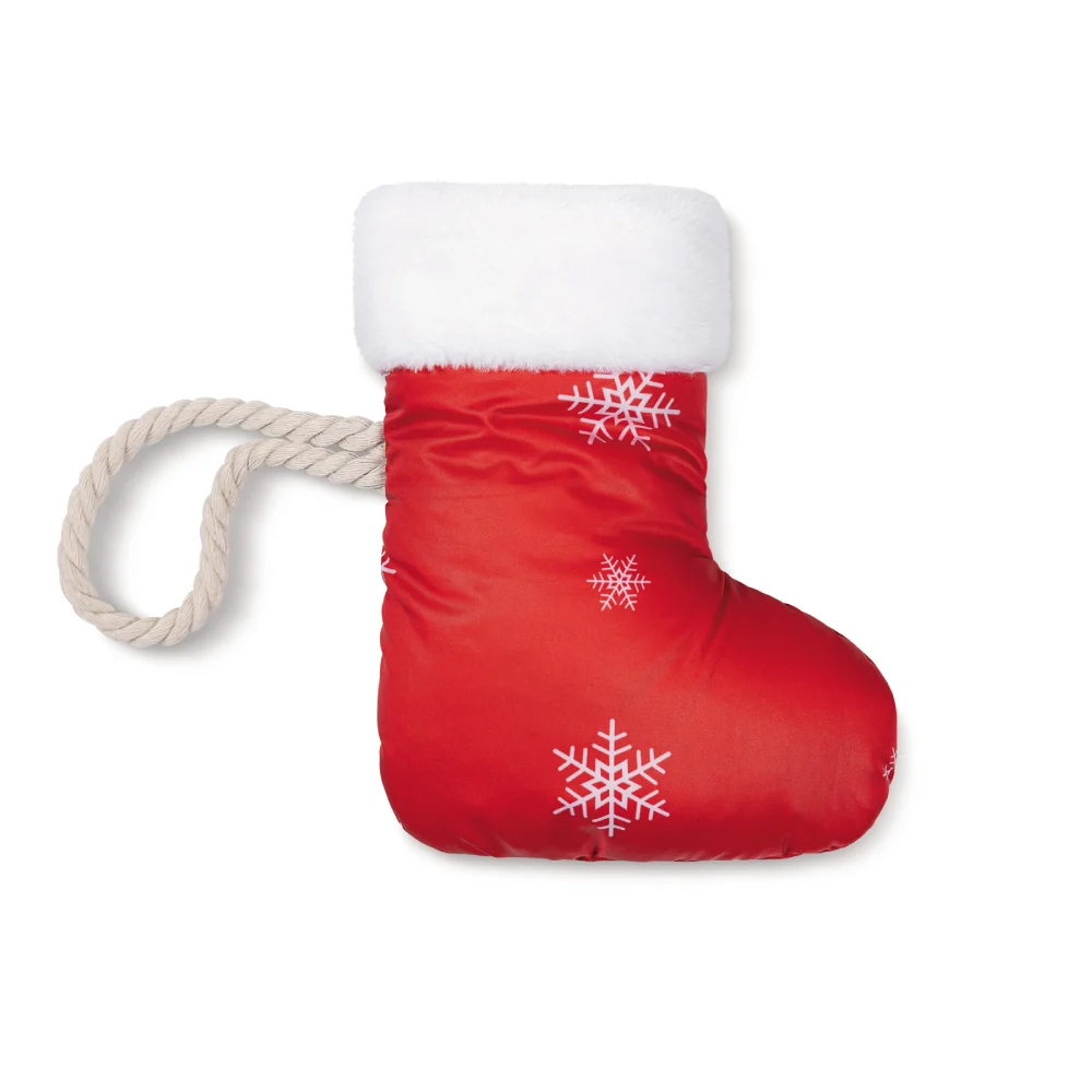 Pet Fashion Чобіток іграшка для собак 13,5х16,5 см - червоний Pet Fashion Чобіток іграшка для собак 13,5х16,5 см - червоний
