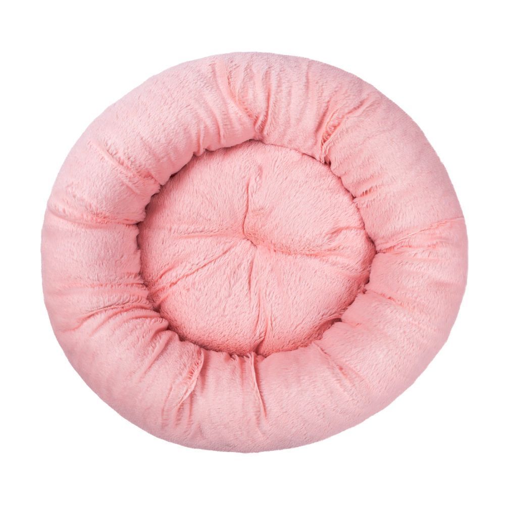 Pet Fashion Soft лежак для собак 48х48х17 см - рожевий