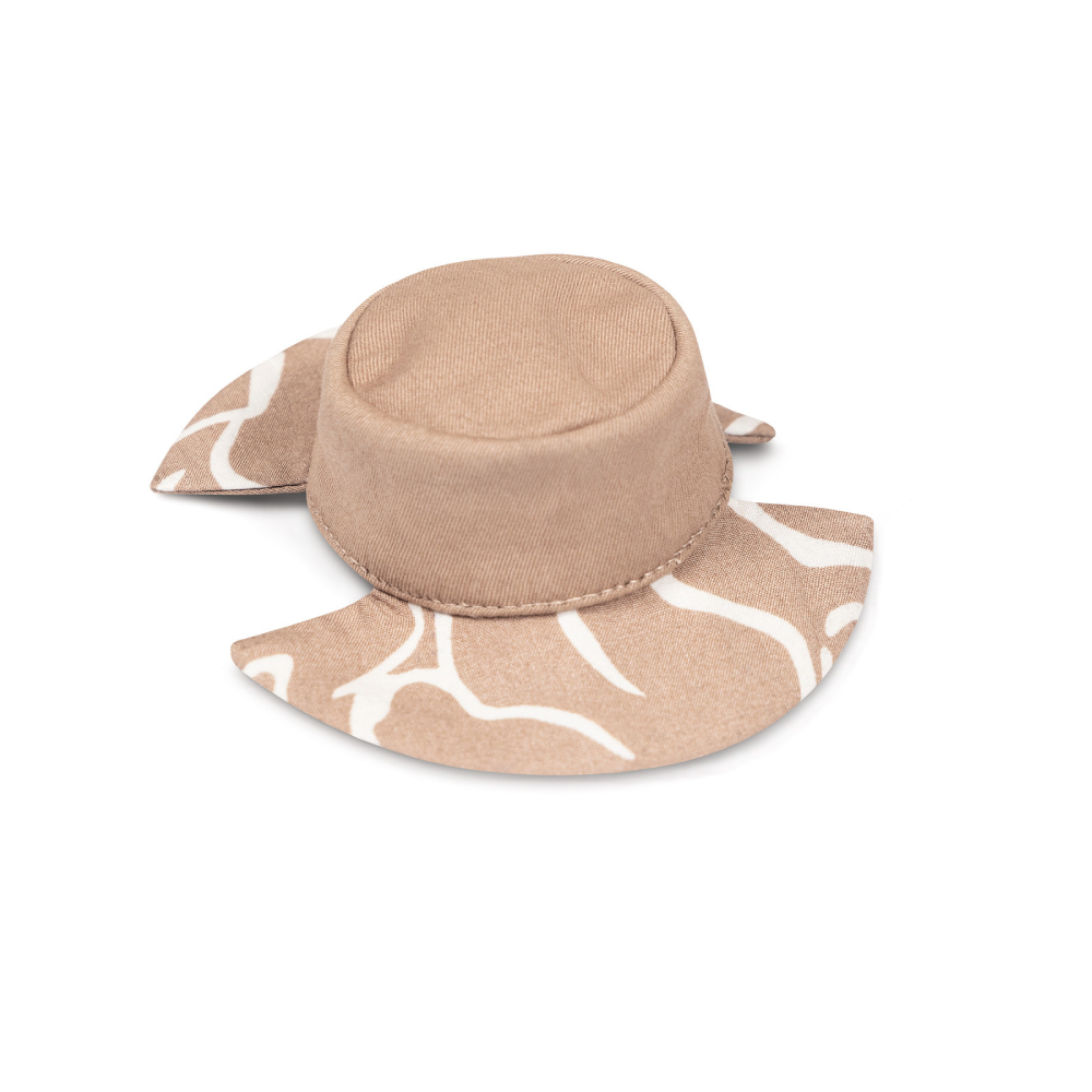 Панама Pet Fashion Print XS - бежевий Панама Pet Fashion Print XS - бежевий