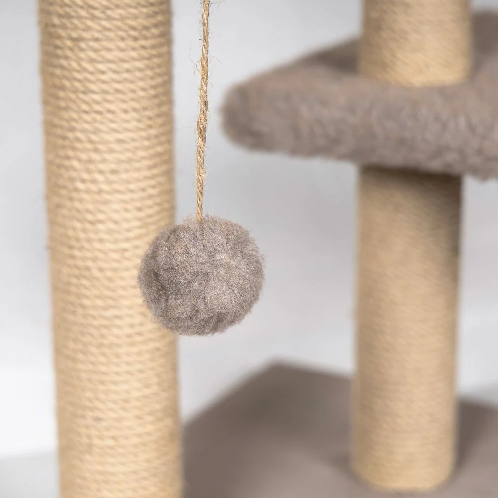 Pet Fun Аркада кігтеточка-комплекс для котів 38х50х77,5 см - бежевий