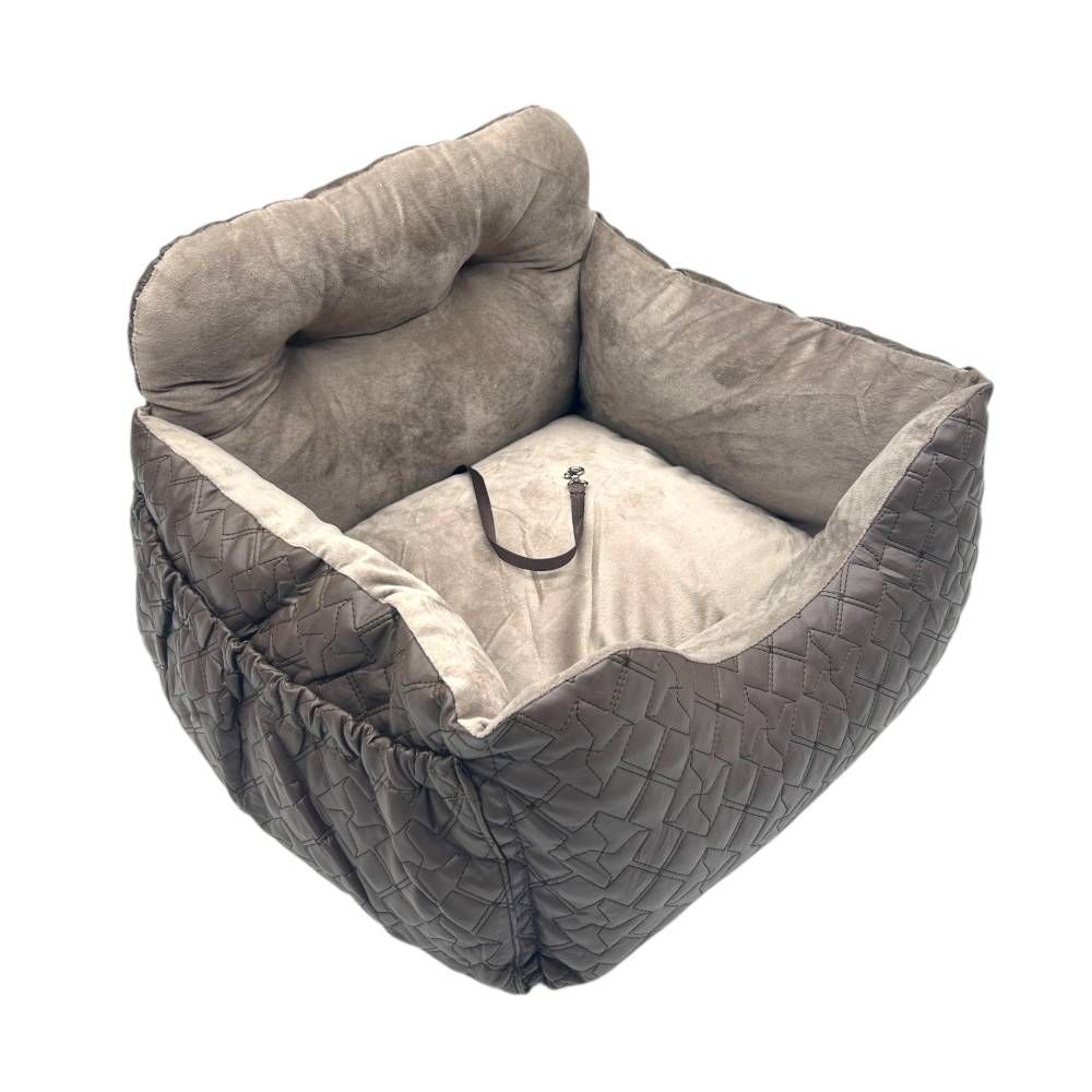 Автокресло для собак Pet Fun 35х60х50 см - коричневый Автокресло для собак Pet Fun 35х60х50 см - коричневый