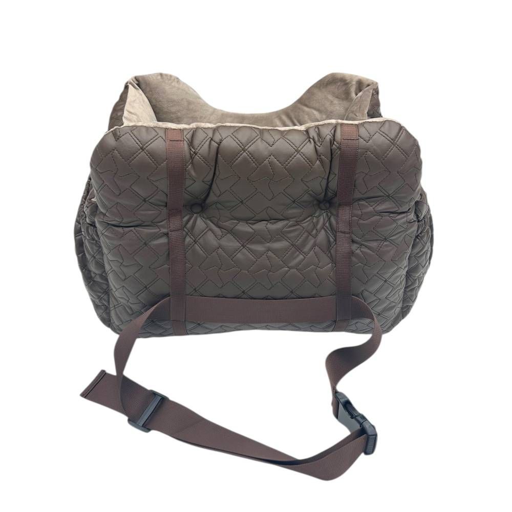 Автокресло для собак Pet Fun 35х60х50 см - коричневый Автокресло для собак Pet Fun 35х60х50 см - коричневый