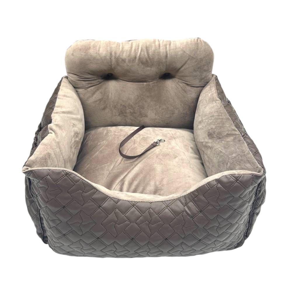 Автокресло для собак Pet Fun 35х60х50 см - коричневый Автокресло для собак Pet Fun 35х60х50 см - коричневый