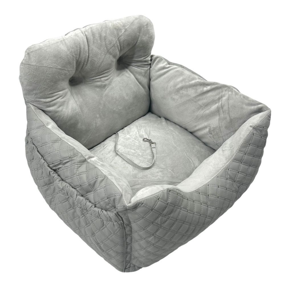 Автокресло для собак Pet Fun 35х60х50 см - серый Автокресло для собак Pet Fun 35х60х50 см - серый