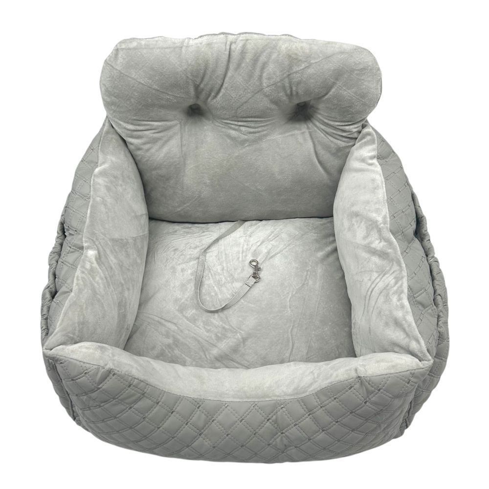 Автокресло для собак Pet Fun 35х60х50 см - серый Автокресло для собак Pet Fun 35х60х50 см - серый