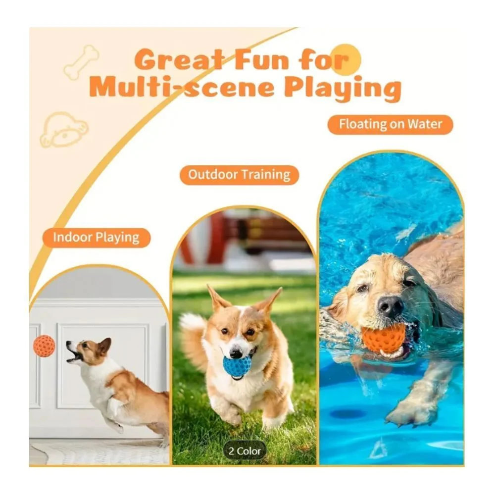 Pet Fun іграшка для собак м'ячик 8 см - помаранчевий