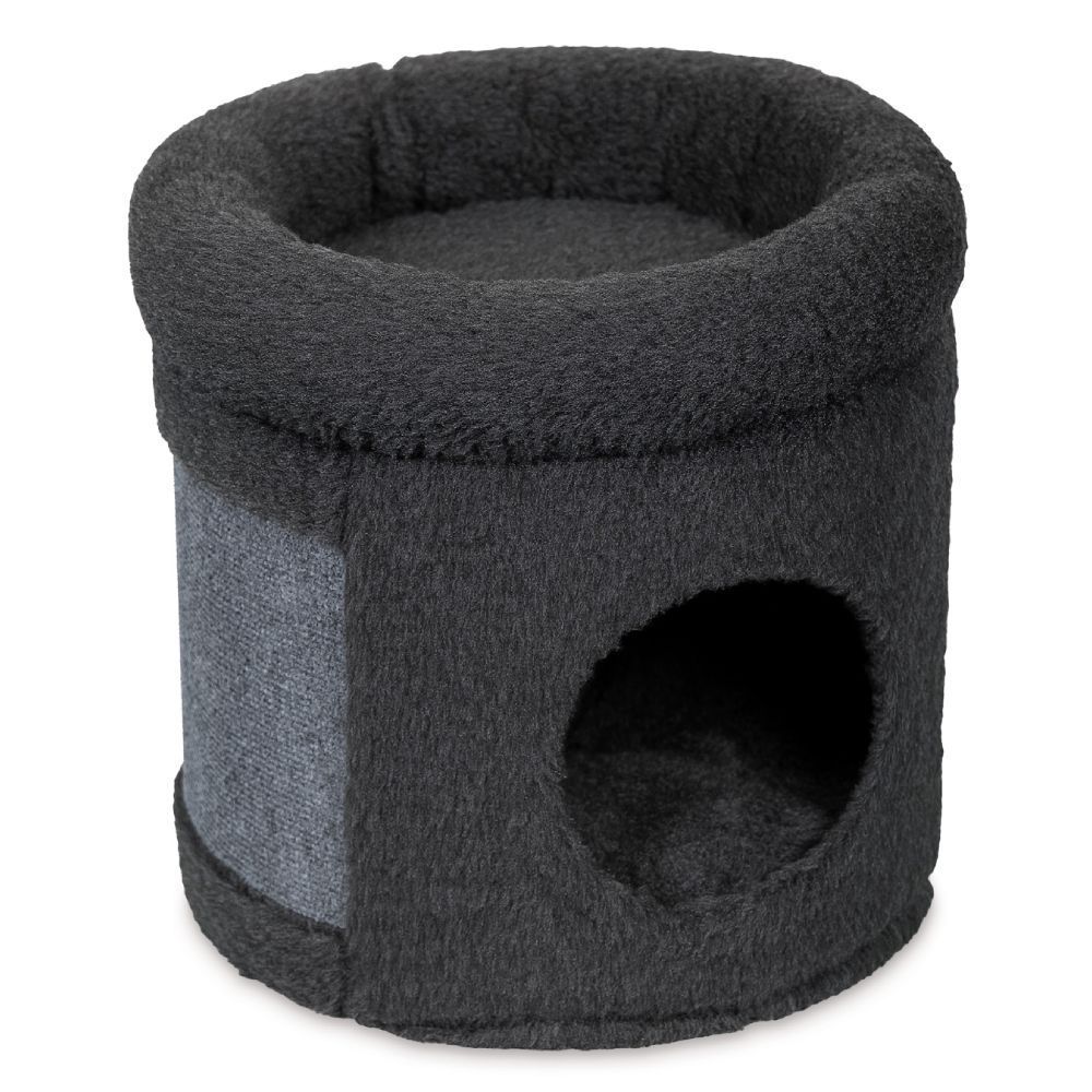 Pet Fun Дім кігтеточка-будиночок для котів 38х36 см - сірий
