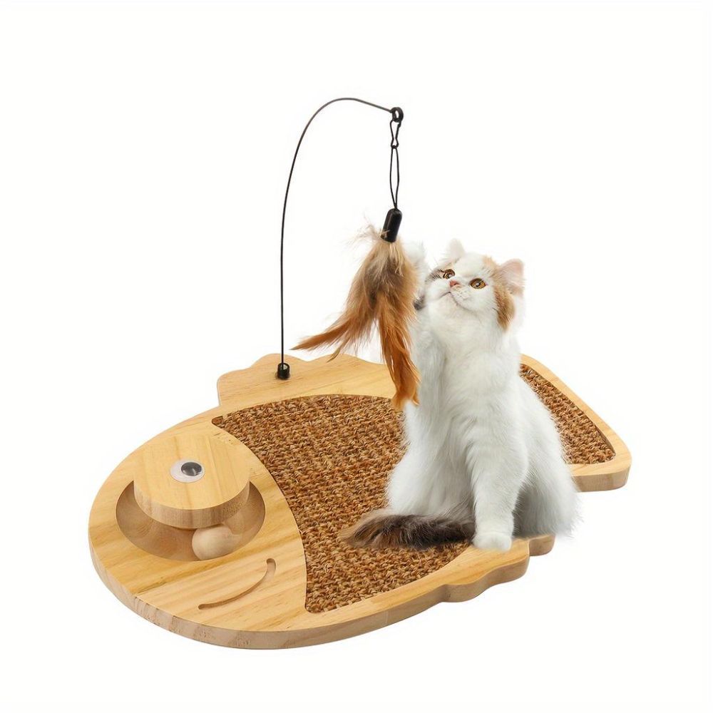 Pet Fun кігтеточка для котів 36х26х30 см - коричневий