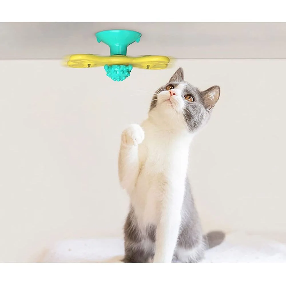 Pet Fun Метелик іграшка для котів 75х77х162 мм - різнокольоровий