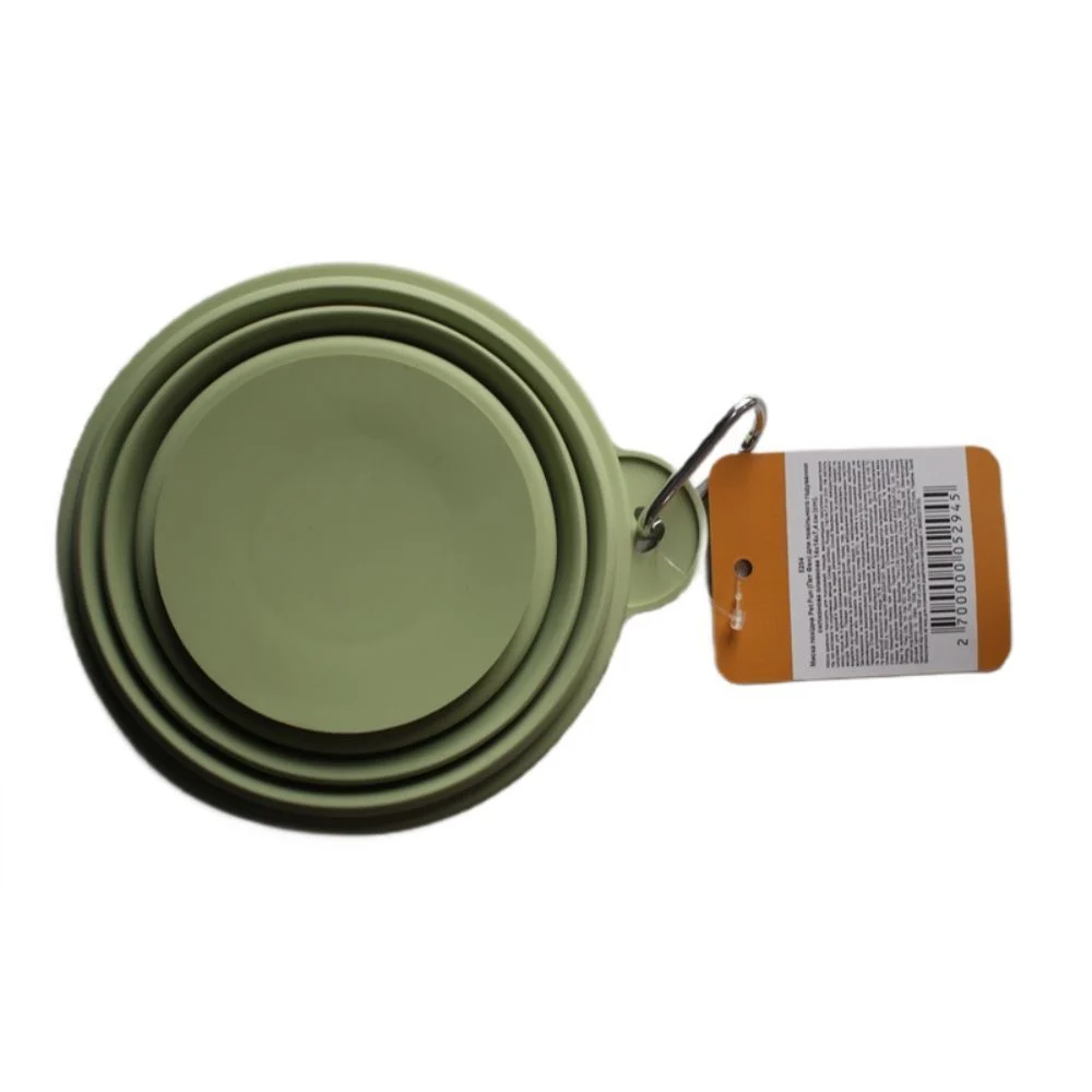 Pet Fun миска для собак 14х14х7,4 см - зелений