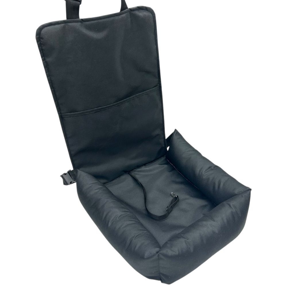 Автокрісло для собак Pet Fun Oxford 65х50х50 см - чорний Автокрісло для собак Pet Fun Oxford 65х50х50 см - чорний