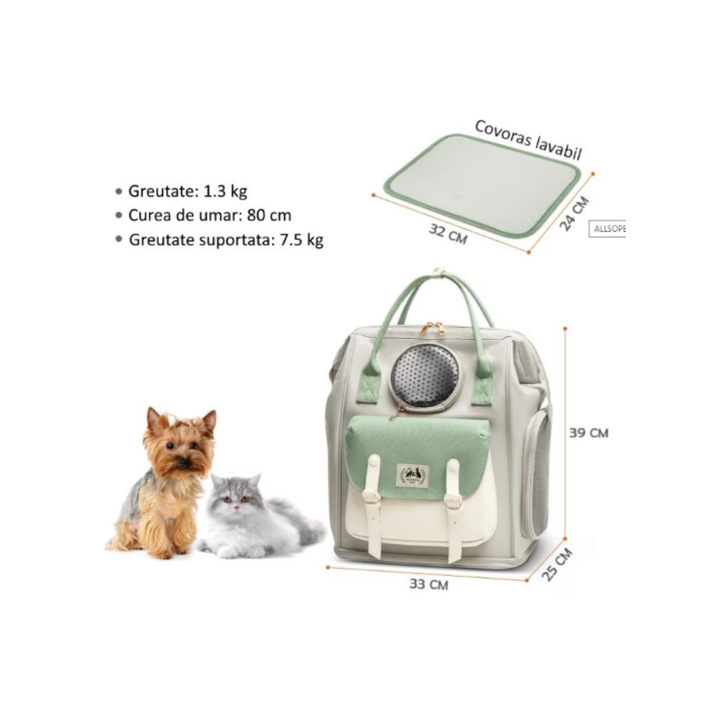 Pet Fun рюкзак-переноска для собак 33х25х39 см - сірий Pet Fun рюкзак-переноска для собак 33х25х39 см - сірий