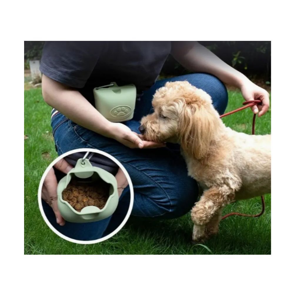 Pet Fun сумка для лакомств 11х9х6 см - зеленый Pet Fun сумка для лакомств 11х9х6 см - зеленый