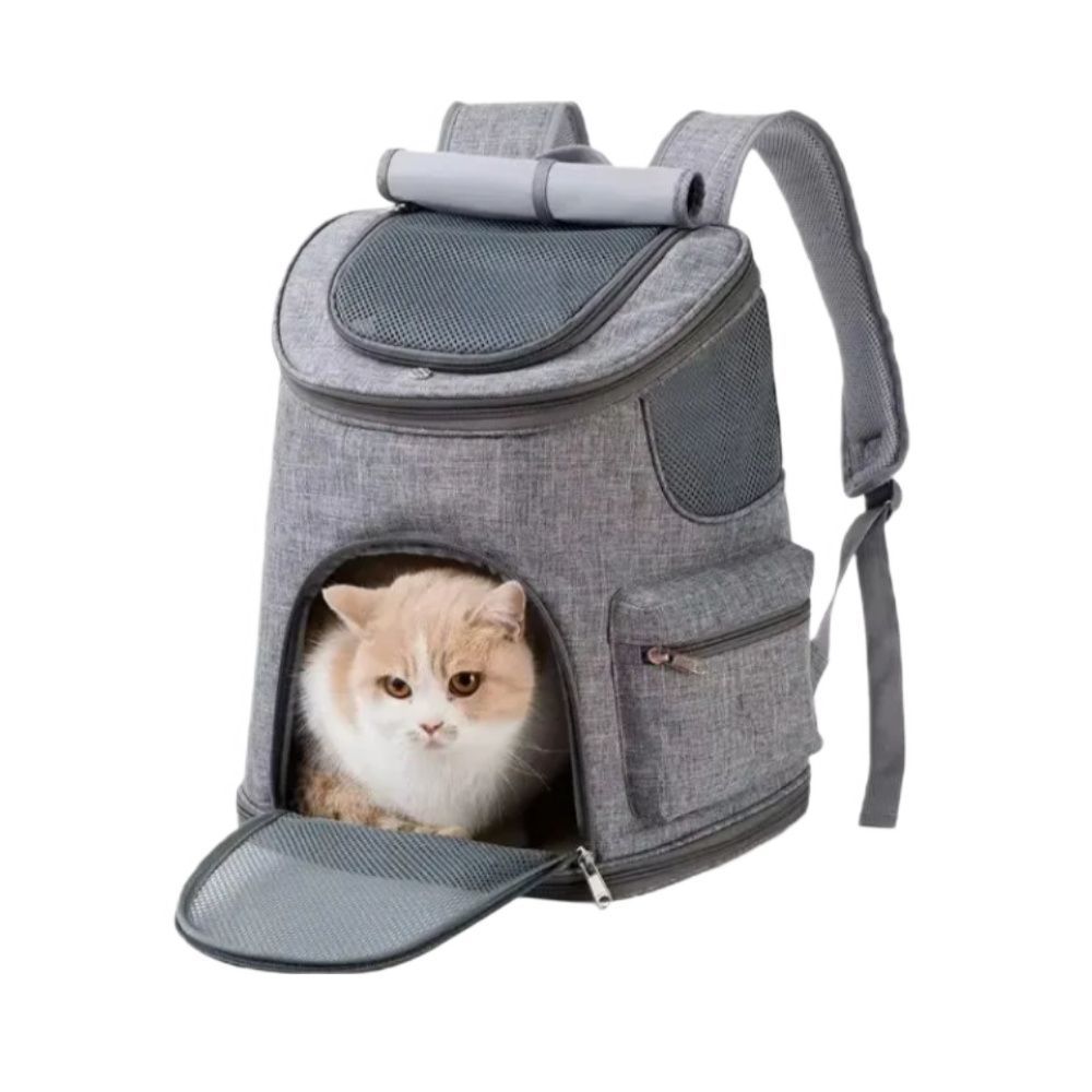 Pet Fun рюкзак-переноска для собак 36х26х40 см - серый Pet Fun рюкзак-переноска для собак 36х26х40 см - серый