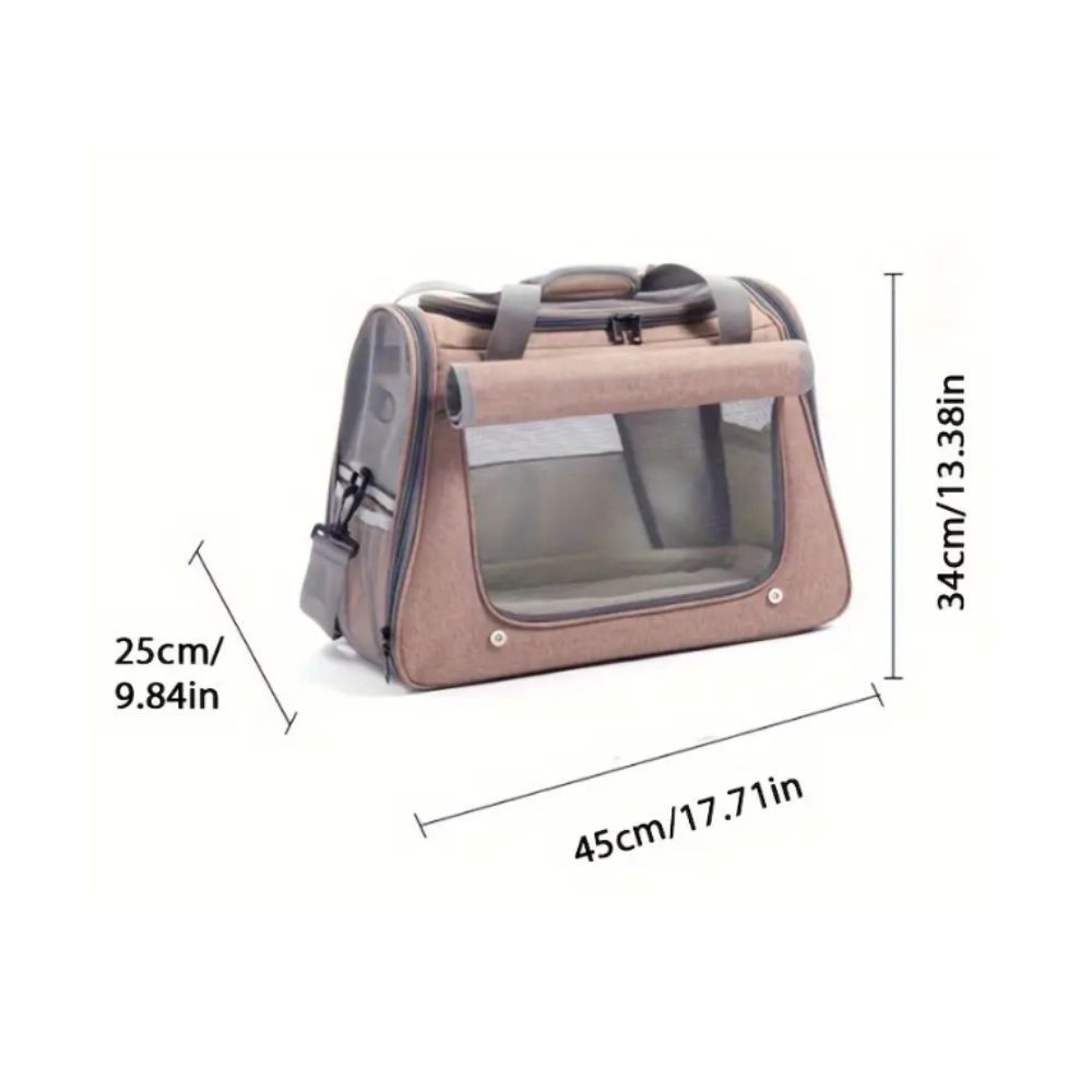 Pet Fun сумка-переноска для собак 45х25х34 см - бордовый Pet Fun сумка-переноска для собак 45х25х34 см - бордовый