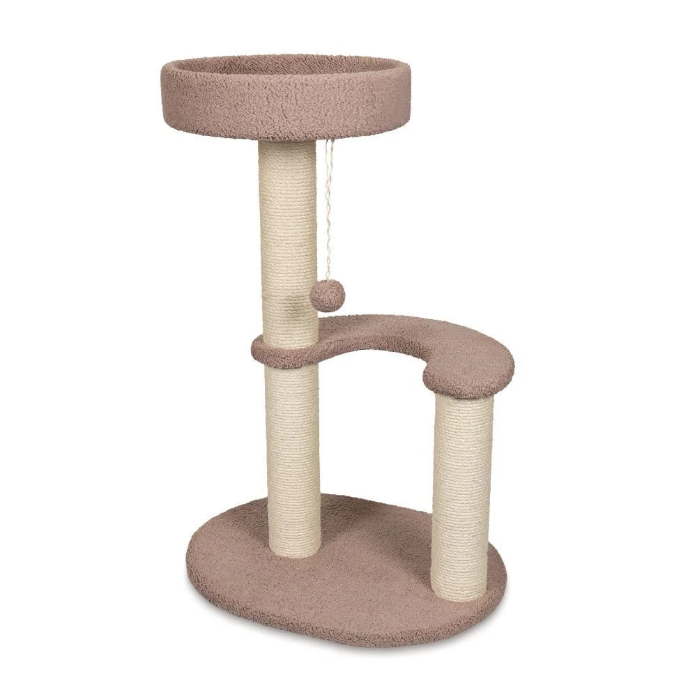 Pet Fun Затишок кігтеточка-комплекс для котів 45х58,5х87,5 см - бежевий