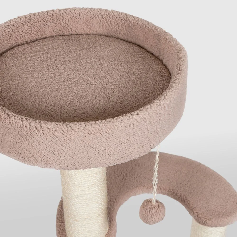 Pet Fun Затишок кігтеточка-комплекс для котів 45х58,5х87,5 см - бежевий
