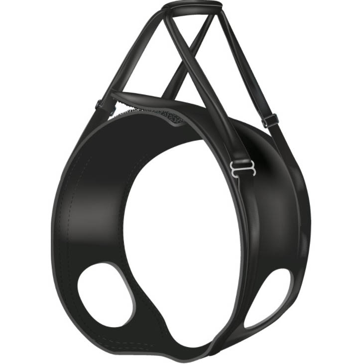 Підтримуюча шлейки для собак до 50 кг Trixie 75-85 см XL (чорна)