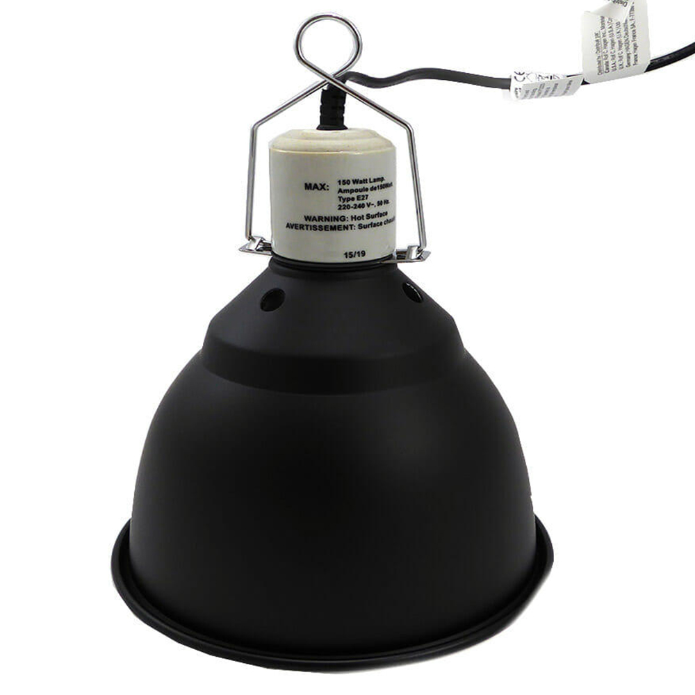 Плафон для лампы Exo Terra «Light Dome» с алюминиевым рефлектором E27, d=18 см Плафон для лампы Exo Terra «Light Dome» с алюминиевым рефлектором E27, d=18 см