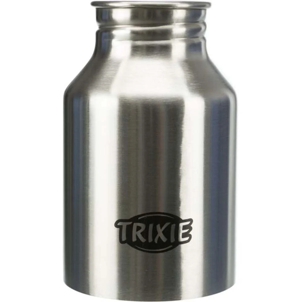 Бутылка дорожная Trixie с миской 300 мл (черная, синяя) Бутылка дорожная Trixie с миской 300 мл (черная, синяя)