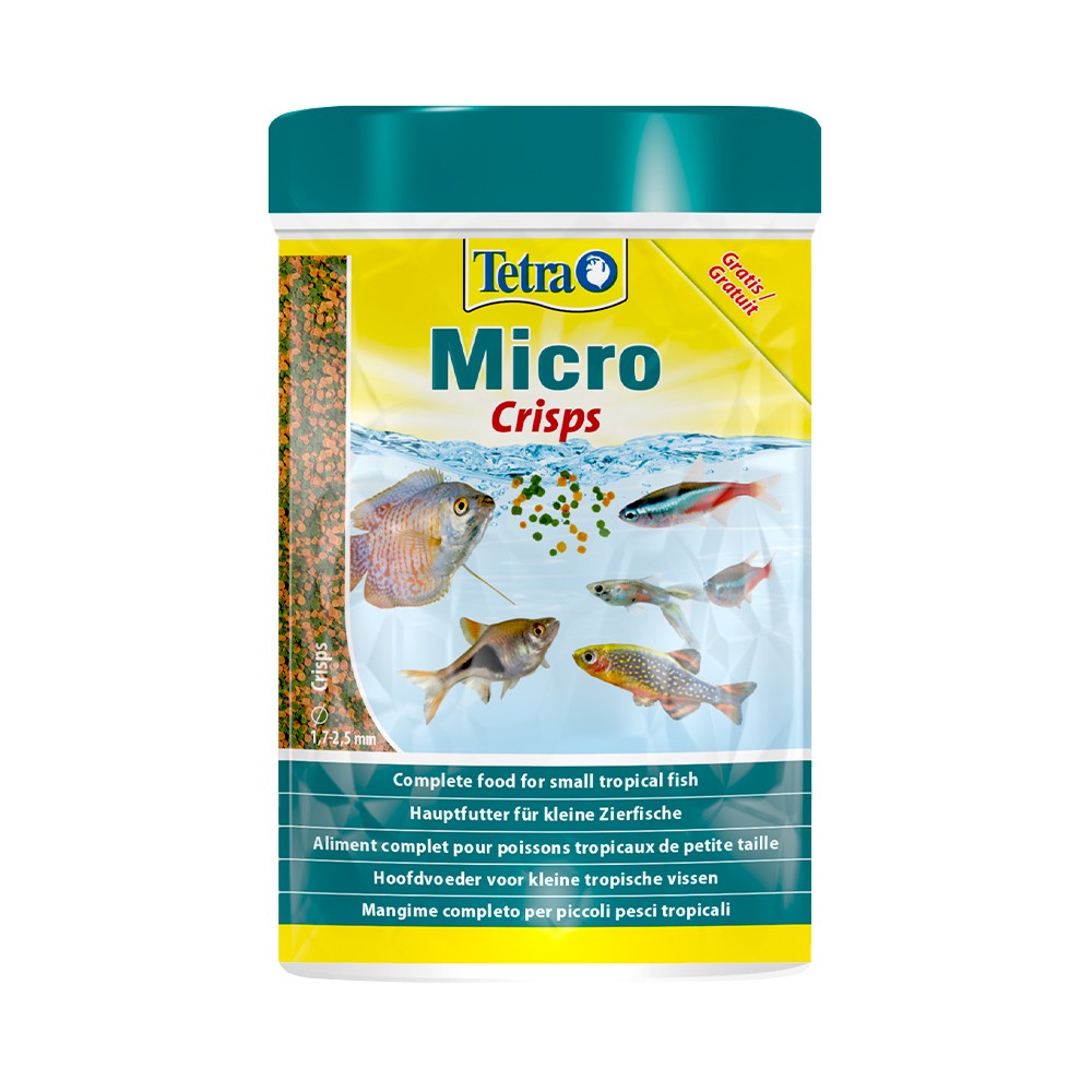 Подарок-пробник сухой корм для мелких аквариумных рыбок Tetra в чипсах «Micro Crisps» 3 г (для всех аквариумных рыбок)