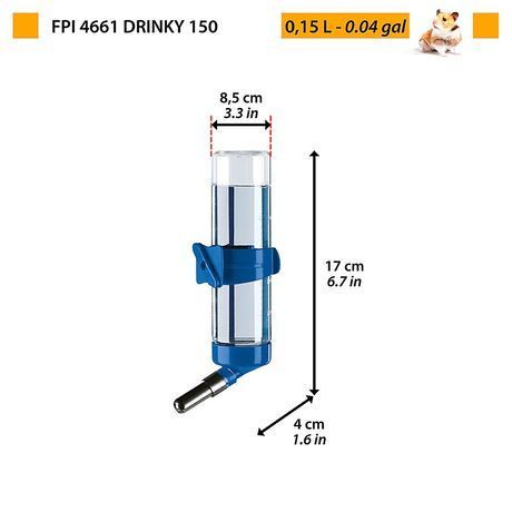 Поїлка для гризунів Ferplast «Drinky» 150 мл Поїлка для гризунів Ferplast «Drinky» 150 мл