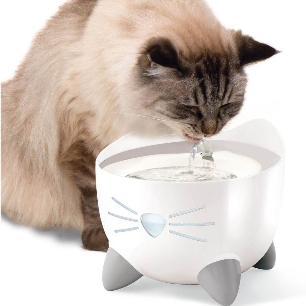 Поилка-фонтан для кошек Catit Pixi 2 л - белый Поилка-фонтан для кошек Catit Pixi 2 л - белый
