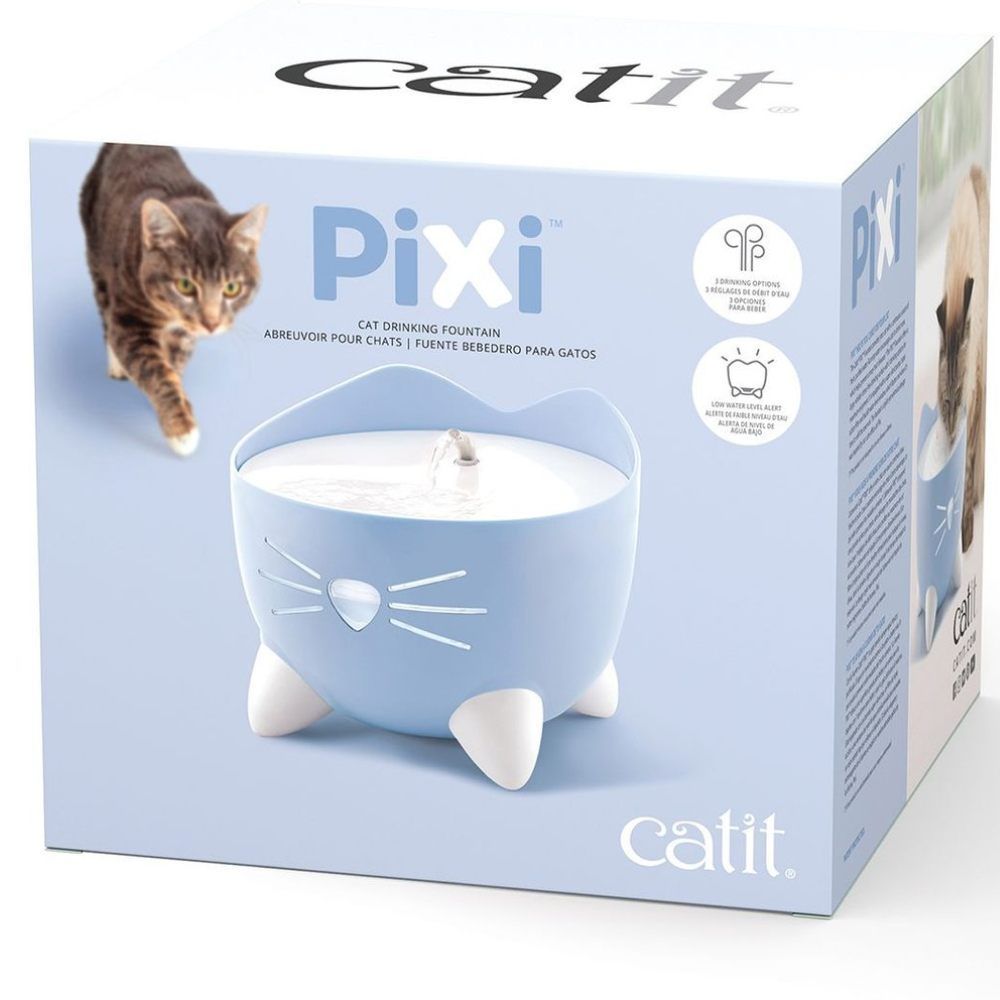 Поилка-фонтан для кошек Catit Pixi 2 л - голубой Поилка-фонтан для кошек Catit Pixi 2 л - голубой