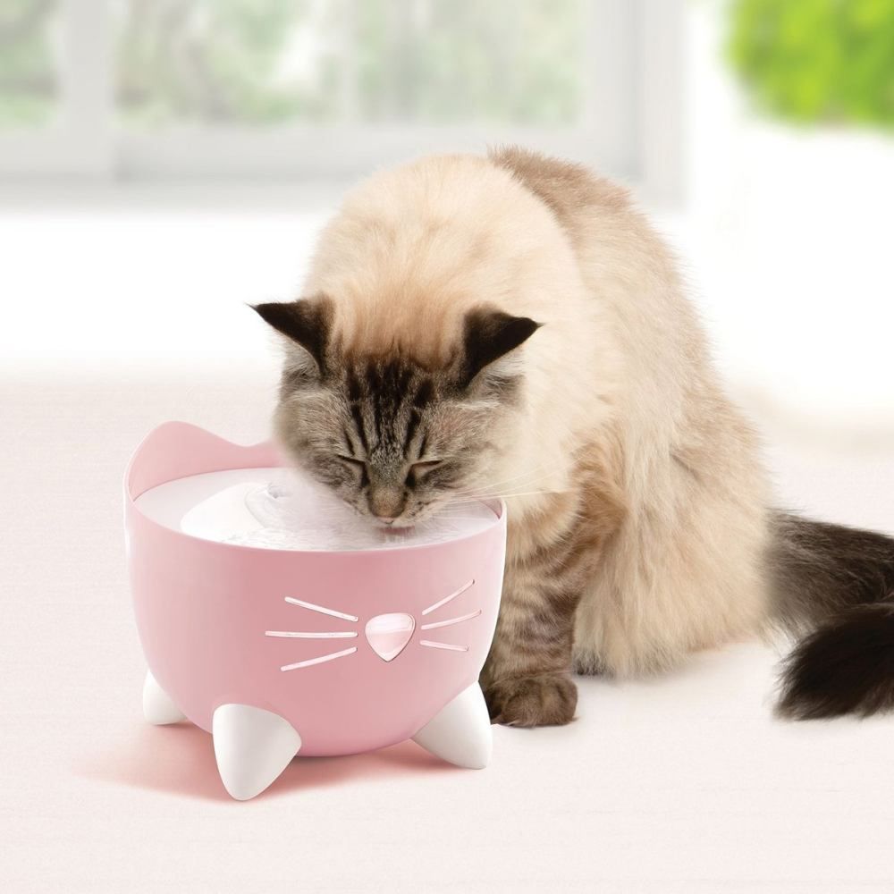 Поилка-фонтан для кошек Catit Pixi 2 л - розовый Поилка-фонтан для кошек Catit Pixi 2 л - розовый