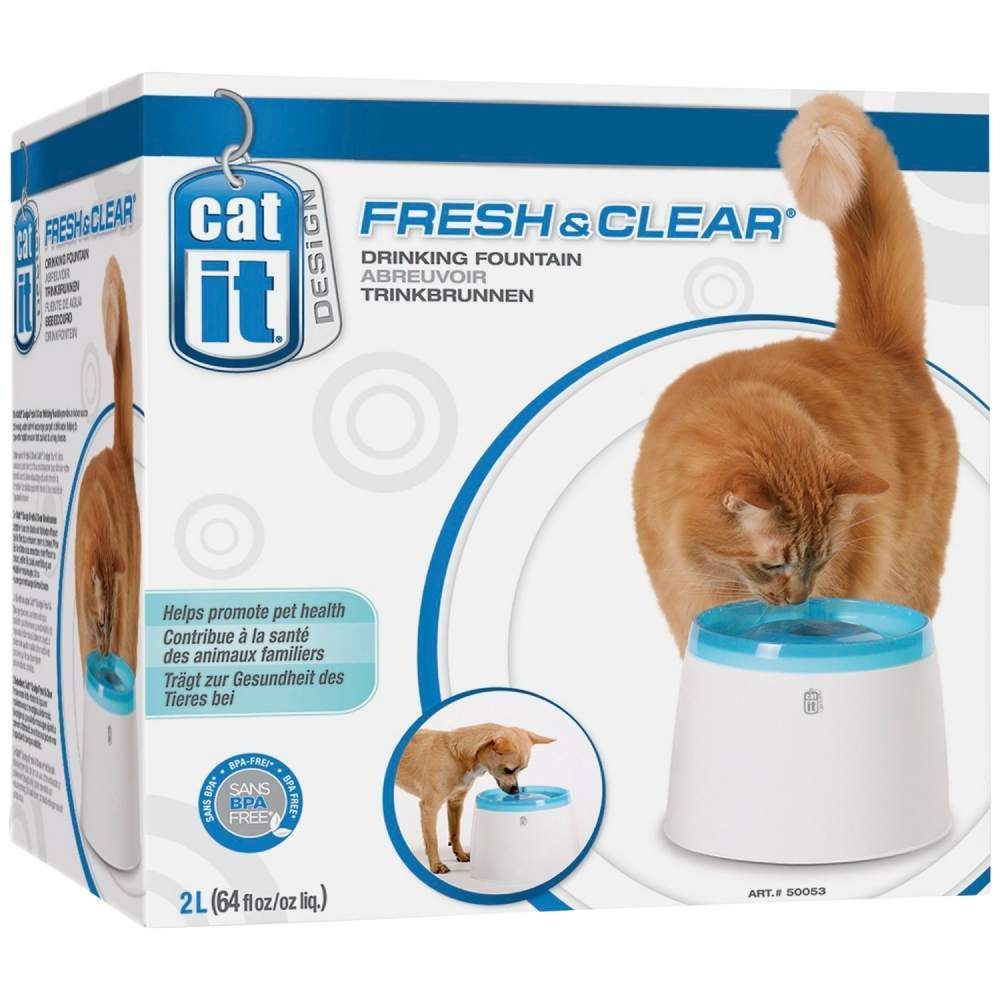Catit Fresh & Clear поїлка-фонтан для котів 2 л Catit Fresh & Clear поїлка-фонтан для котів 2 л