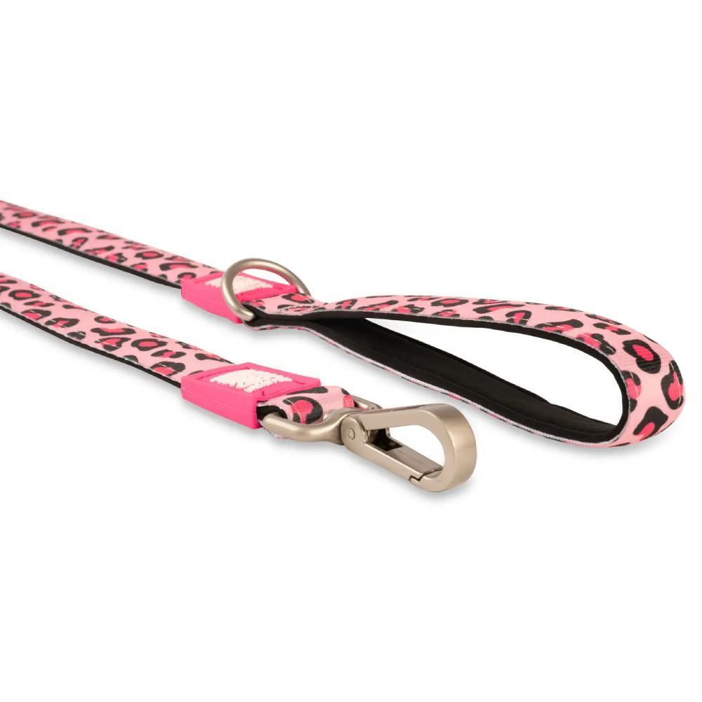 Max Molly Short Leash Рожевий леопард повідець для собак 1,2 м х 1,5 см - різнокольоровий Max Molly Short Leash Рожевий леопард повідець для собак 1,2 м х 1,5 см - різнокольоровий