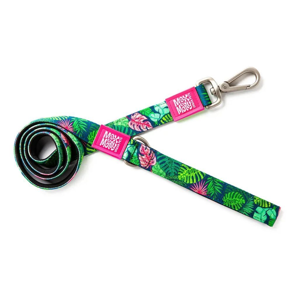 Повідець для собак Max Molly Short Leash Тропіки XS - зелений Повідець для собак Max Molly Short Leash Тропіки XS - зелений