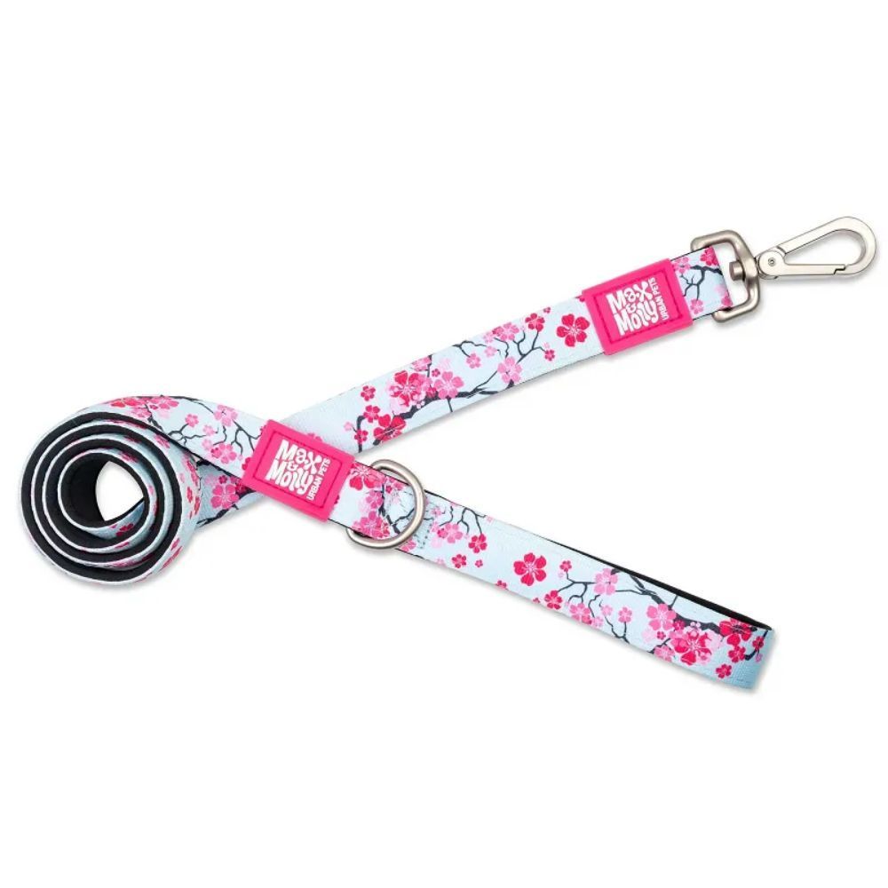 Max Molly Short Leash Цвітіння вишні повідець для собак 1,2 м х 1,5 см - різнокольоровий Max Molly Short Leash Цвітіння вишні повідець для собак 1,2 м х 1,5 см - різнокольоровий